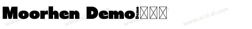 Moorhen Demo字体转换